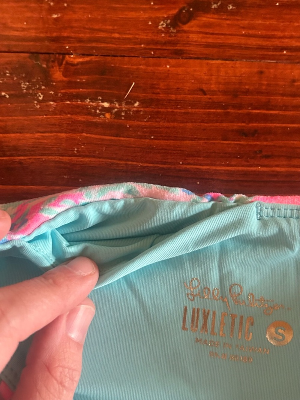 Lilly Pulitzer Fished my wish Luxletic  Leggings - Picture 5 of 6